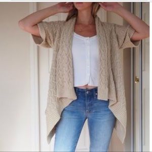 Cream Calypso Short Sleeved Sweater